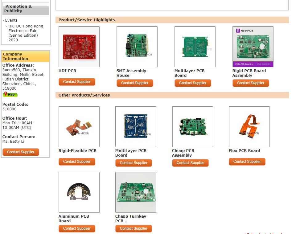 NextPCB online exhibition pages 2