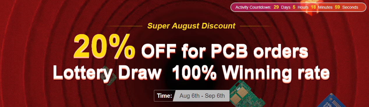 20% OFF PCB Order