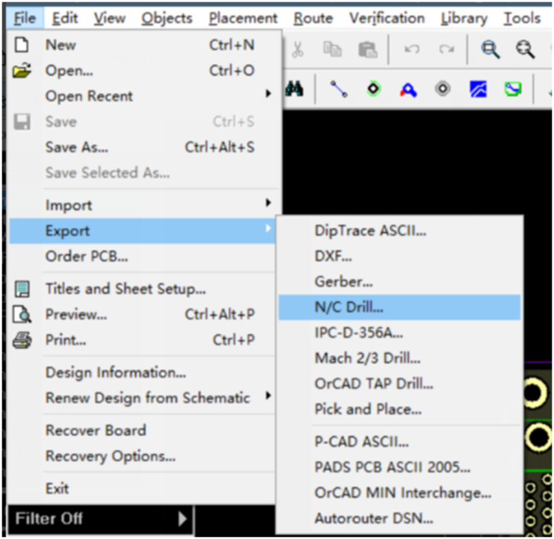 NC Drill files